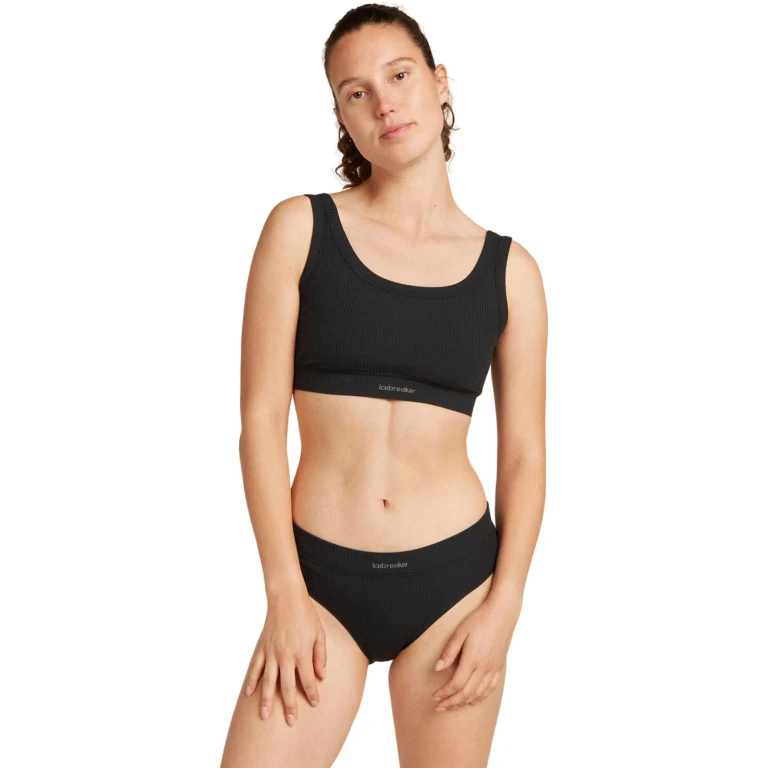 Merino Blend Rib Lotus Hipster Briefs - Women's