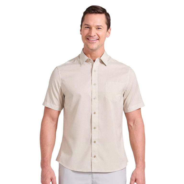 Short Sleeve Shirt Taupe XS:- Taupe - Online Only, XS