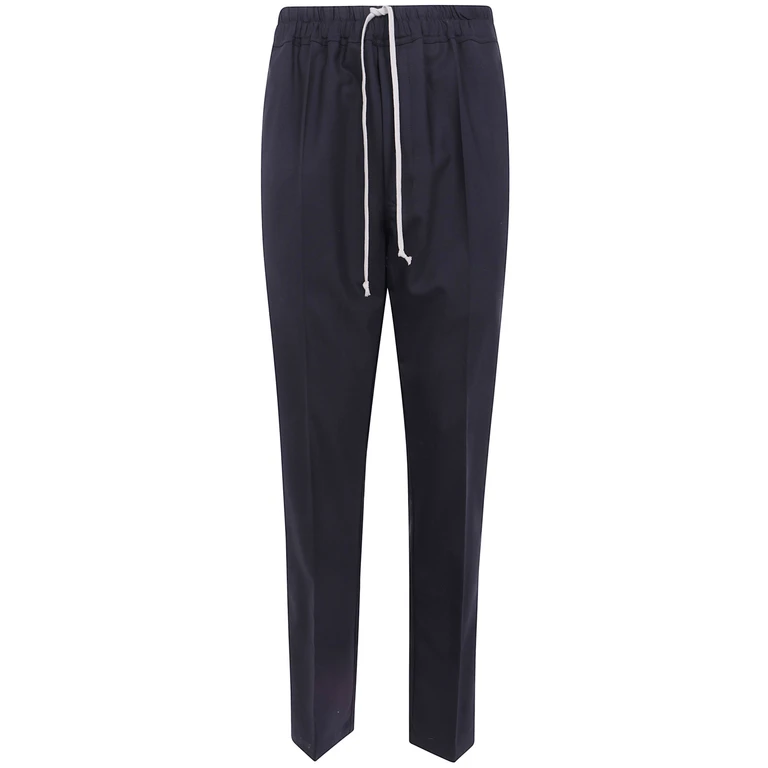 Pants Drawstring Slim Long Trousers