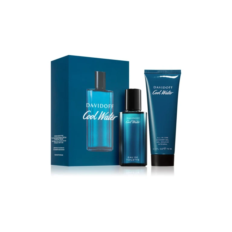 Box set Davidoff Cool Water Men Eau De Toilette 40 Ml With Shower Gel 75 Ml