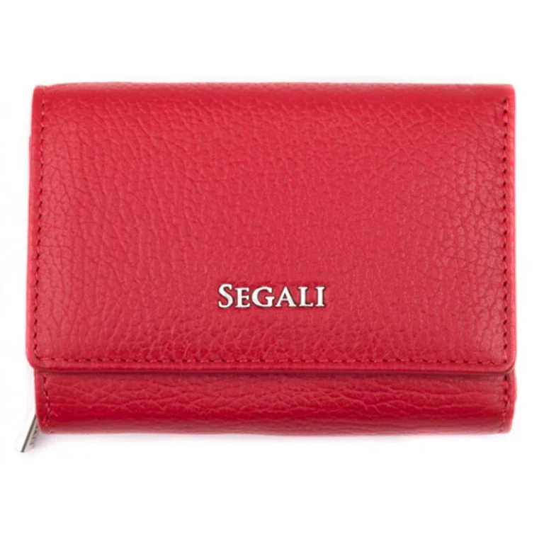 Red Leather Women's Wallet 7106