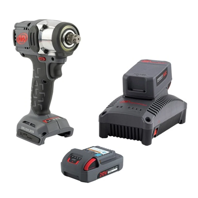 IQV20 20V Lithium-Ion Brushless 1/2 in. Square Drive Cordless Compact Impact Wrench Kit (2.5 Ah/5.6 Ah)