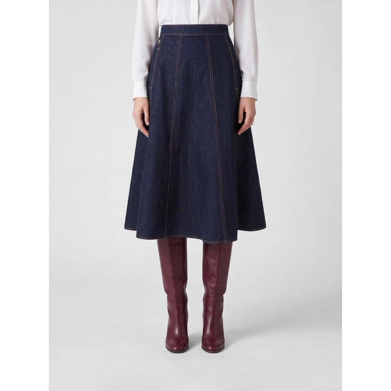 Skirt Woman color Denim (011566300290)