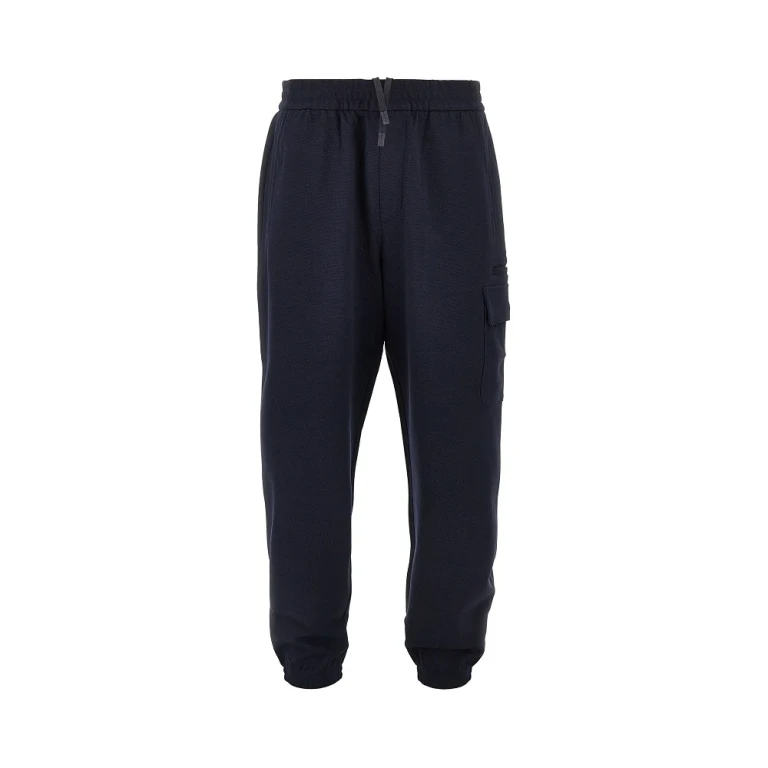 Travel Essential piquet jersey cargo pants Man S