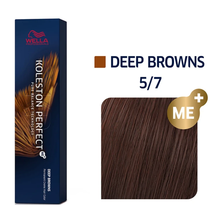 Koleston Perfect ME ™ Permanent Hair Color + Deep Browns 60 ml - Shade: 5/7
