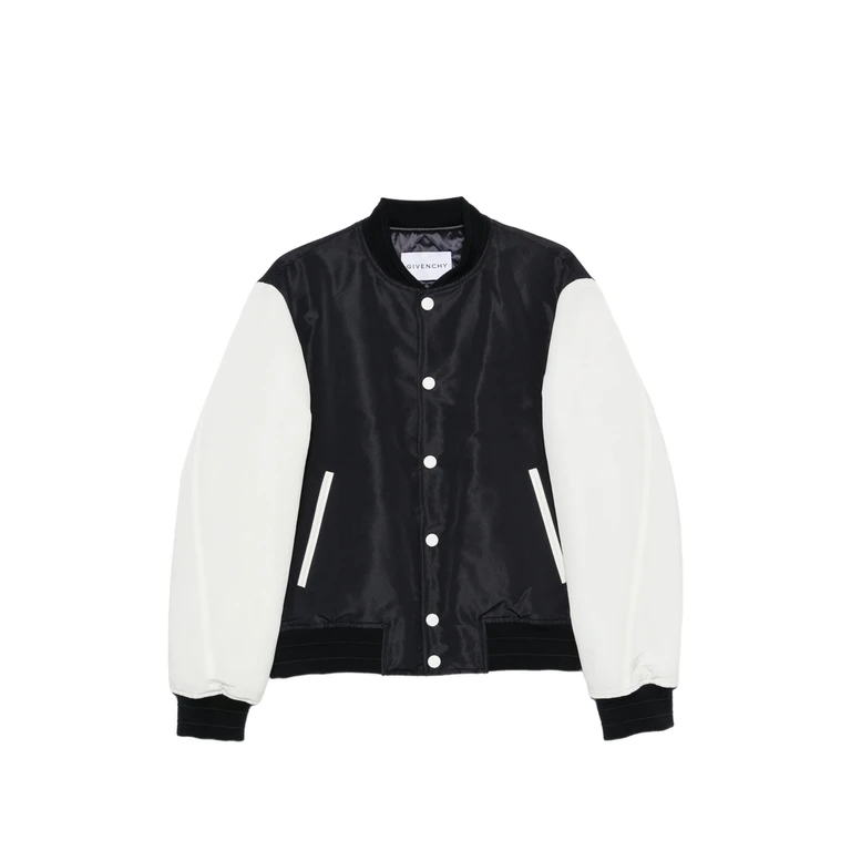 Logo-embroidered Bomber Jacket
