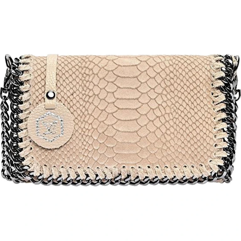 Women's Leather Shoulder Bag 8060 mud