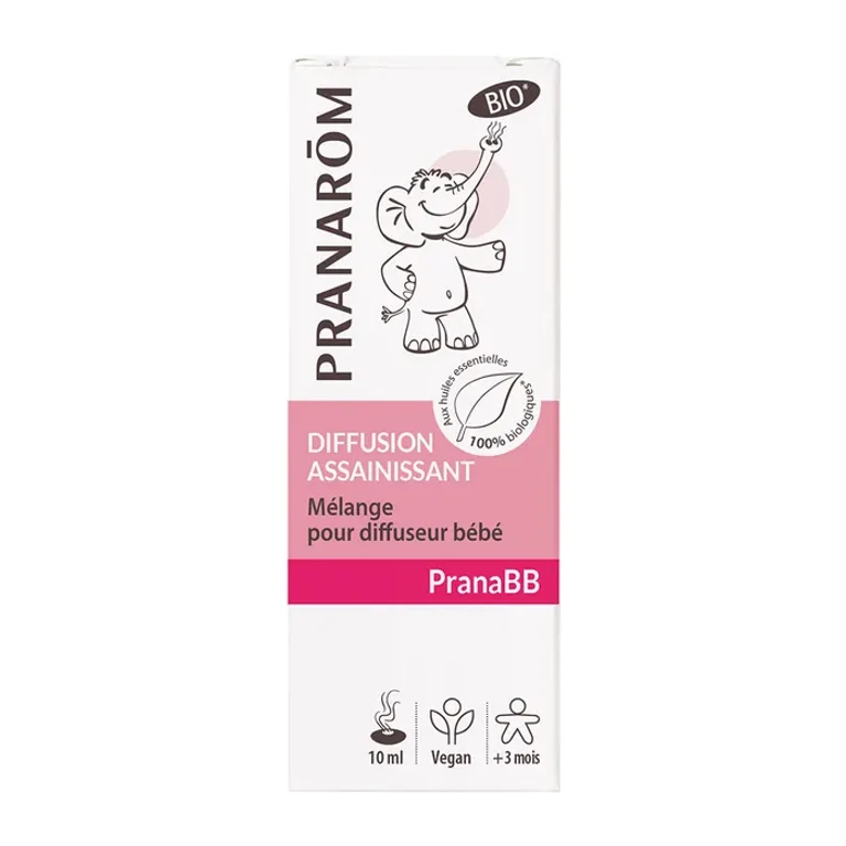 Pranabb Diffusion Organic Sanitizing Blend For Diffuser 10 ml