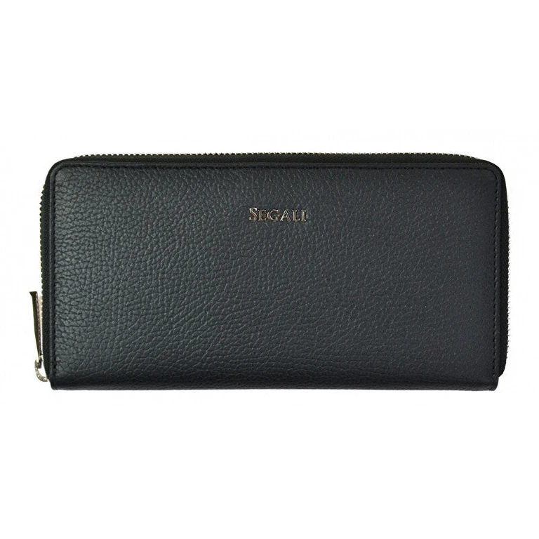 Women's Leather Wallet 7395 black