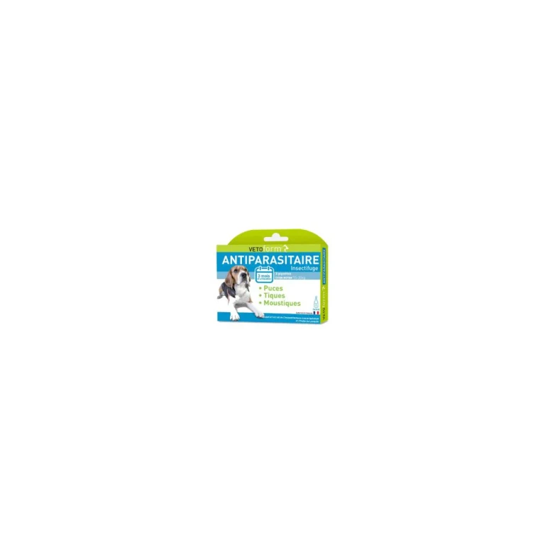 Dog Antiparasitic Pipettes Medium 15 to 30kg 3x3ml