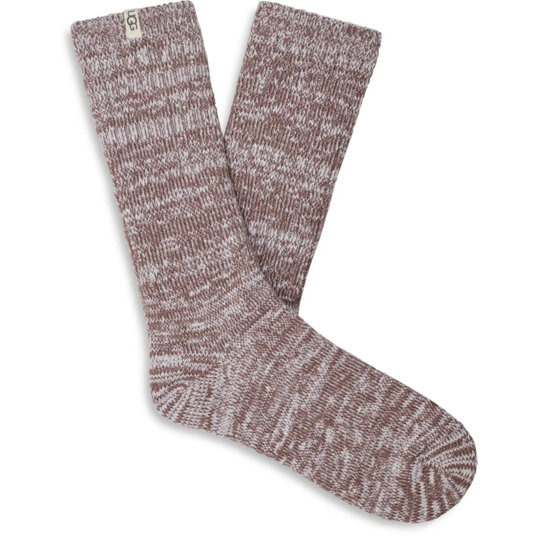 Rib Knit Slouchy Crew Sock - Women's