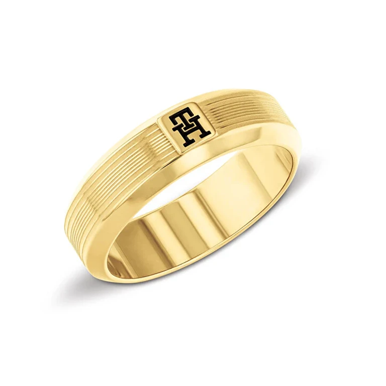 Men's Gold Plated Ring Model 2790575 - Size: 64 Mm