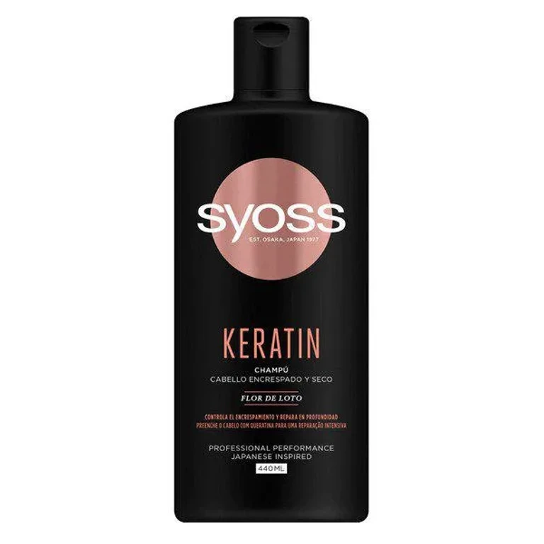 Keratin Shampoo Syoss for frizzy and dry hair 440 ml