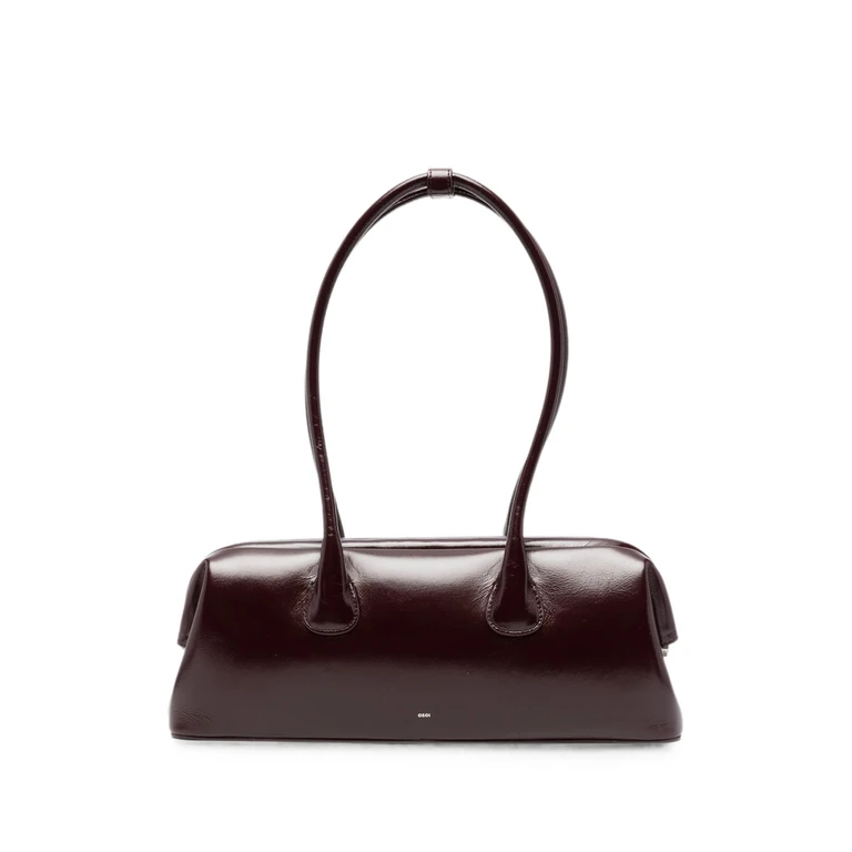 Boat Wide Leather Shoulder Bag