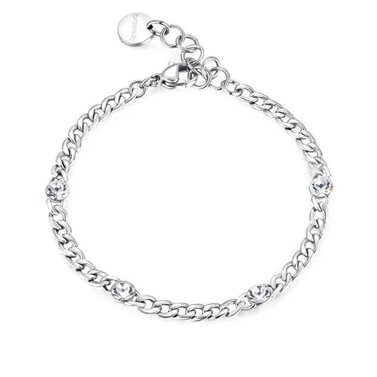 Steel Bracelet With Crystals Symphonia Bym85