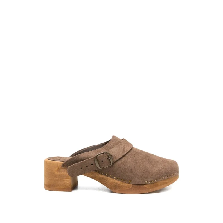Cuir Daim Medium Heel T. 050 Mule
