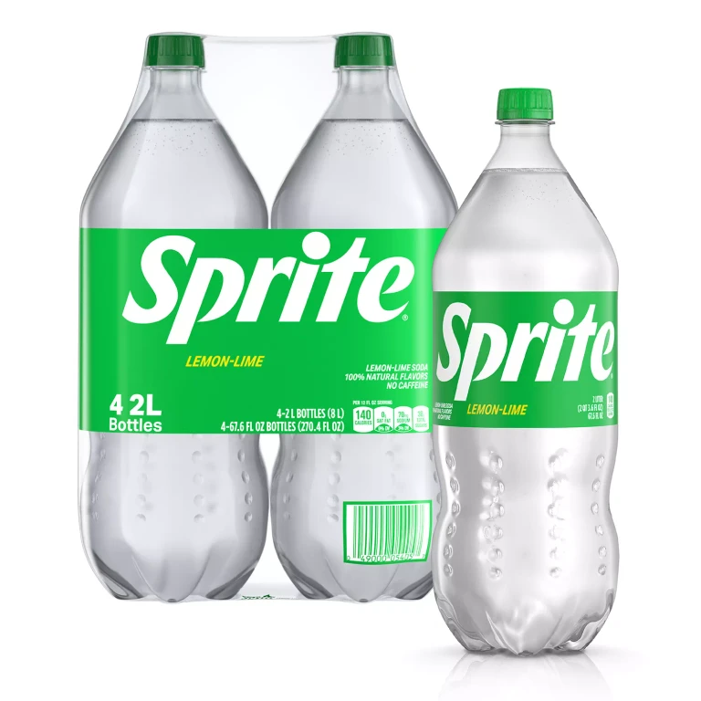 Lemon Lime Soda Soft Drinks, 2 L., 4 pk.