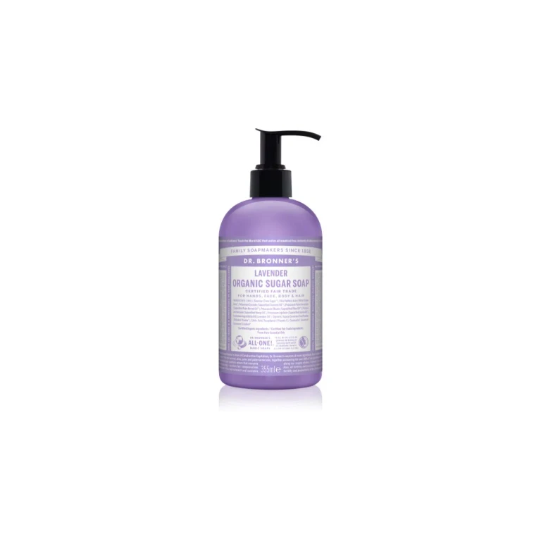 Dr. Bronner’s Lavender Liquid Soap for Body and Hair 355ml