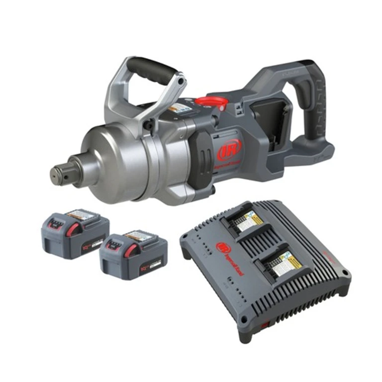 2x20V 2600 ft-lbs. Nut-Busting Torque 1 in. Square Socket Retainer Ring and Thru-Hole Cordless Impact Wrench Kit With 2 Batteries (5 Ah)
