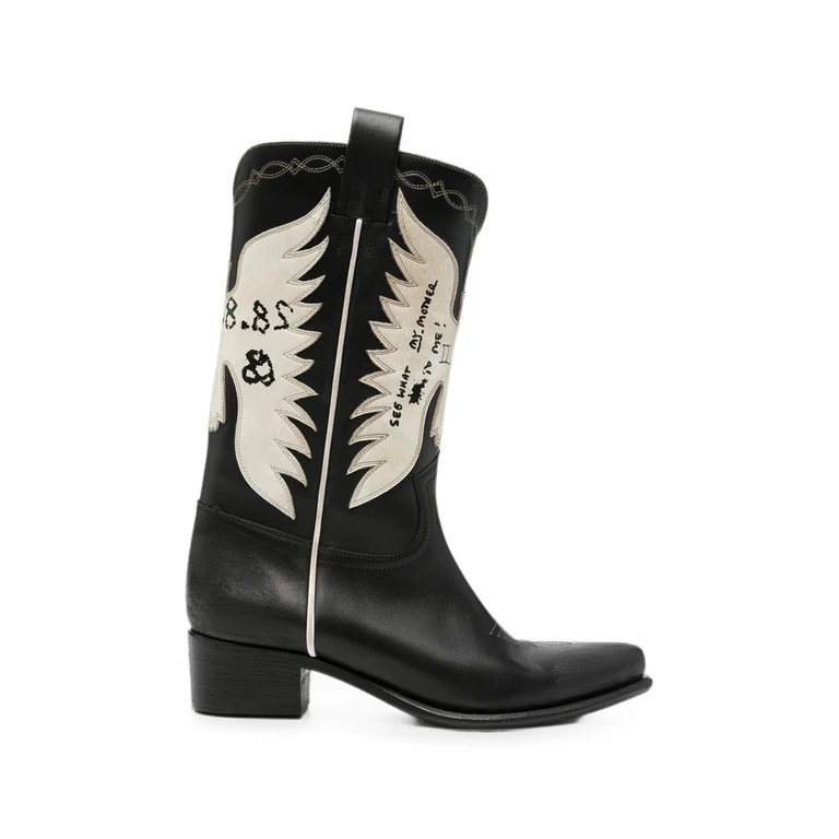 Detox In Alabama Patchwork Cowboy Boots