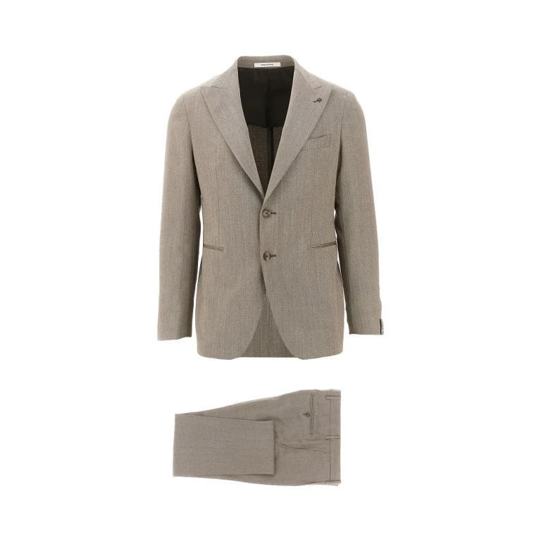 Twill tailored single-breasted suit Man 50
