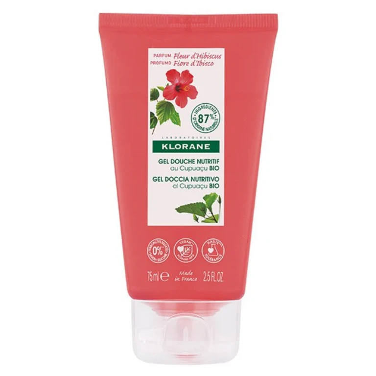 Cupuaçu Nourishing shower gel with hibiscus flowers 75 ml