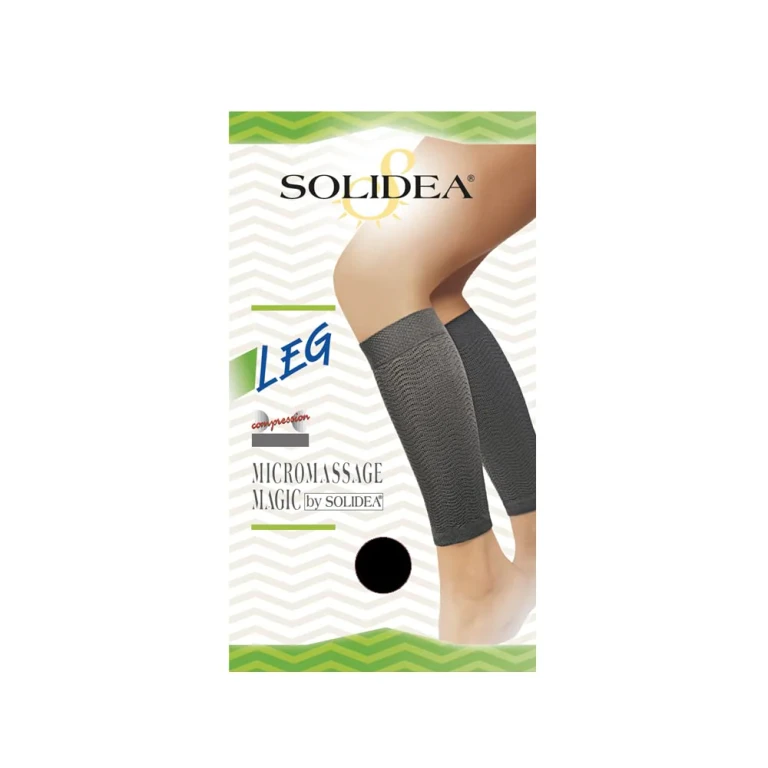 Solidea Leg Elastic leg warmers White 2M micromassage fabric