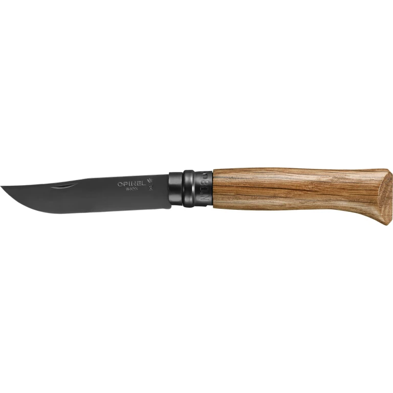 N°08 Chêne Black oak handle and black steel blade