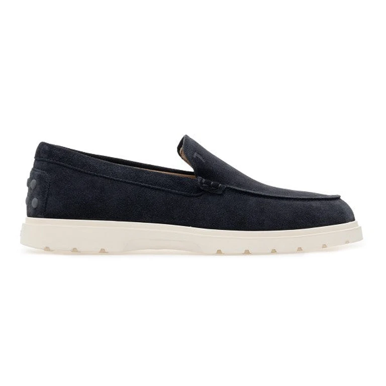 TODS Suede leather hybrid loafers Man 7