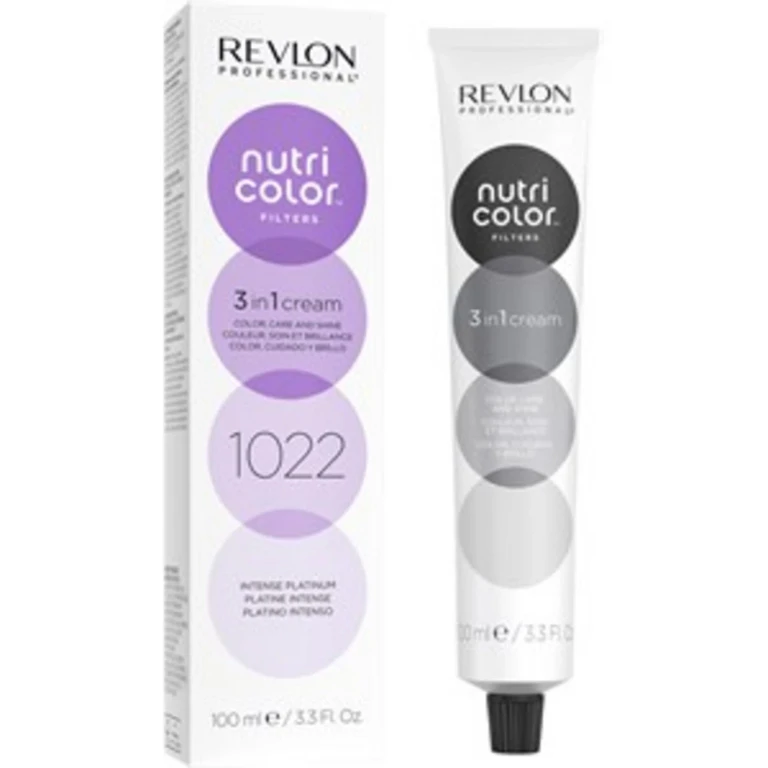 Nutri Color Filters ammonia-free coloring mask for hair refreshes and revives hair color 1022 1022 Intense Platinum 100 ml