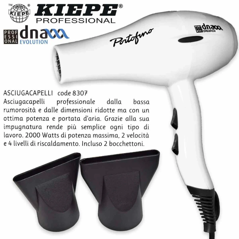 white portofino hairdryer