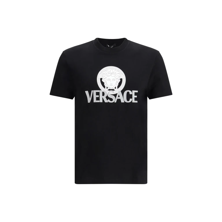 T-Shirt With Logo Black