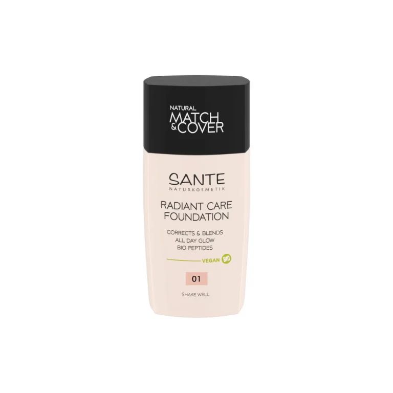 Radiant Care Foundation, 01 Warm Ivory (30ml)