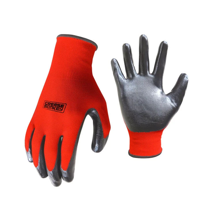 Nitrile-Coated Work Gloves (15 pk.) Large