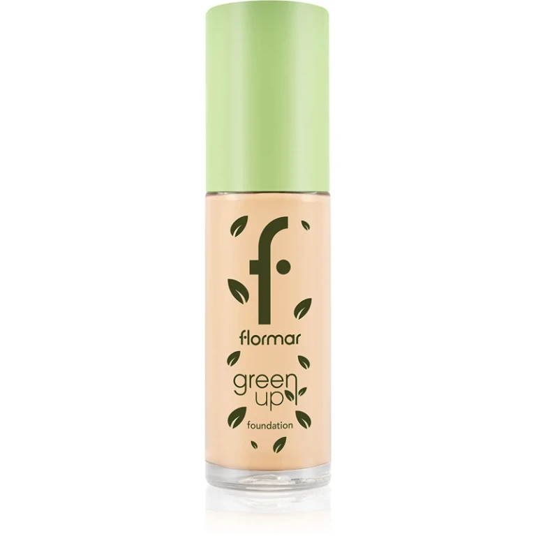 Green Up Mattifying Foundation Color 020 Soft Ivory 30 Ml