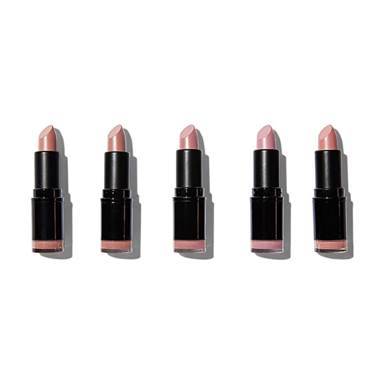 Set of Five Matte Nude Lipsticks (Lips Tick Collection) 5 X 3.2 G
