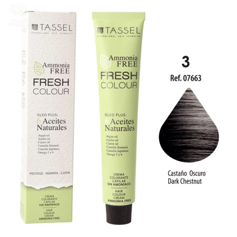 Fresh Colour Hair Dye Cream Ammonia-Free Dark Brown 1 unit