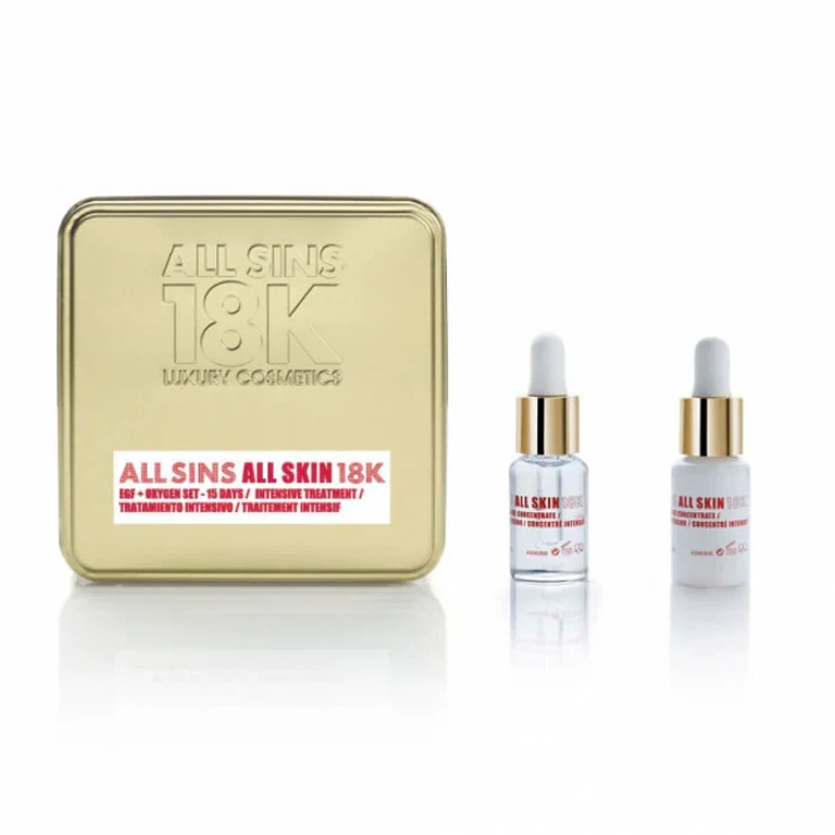 All Sins 18k All Skin Efg Oxygen 15 Days Intensive Treatment Set 2 pieces