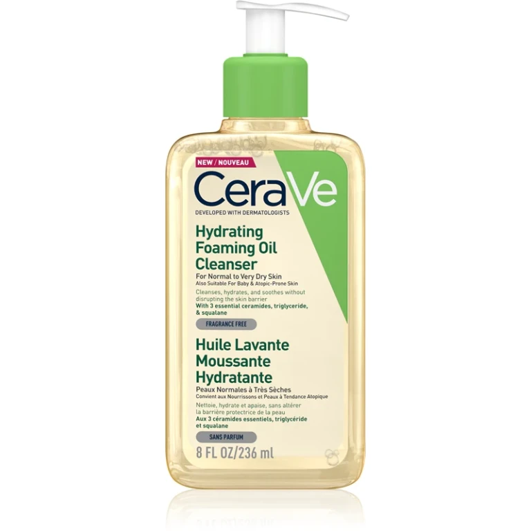 Cerave Moisturizing Sparkling Cleansing Oil - Normal to Very Dry Skin 236ml