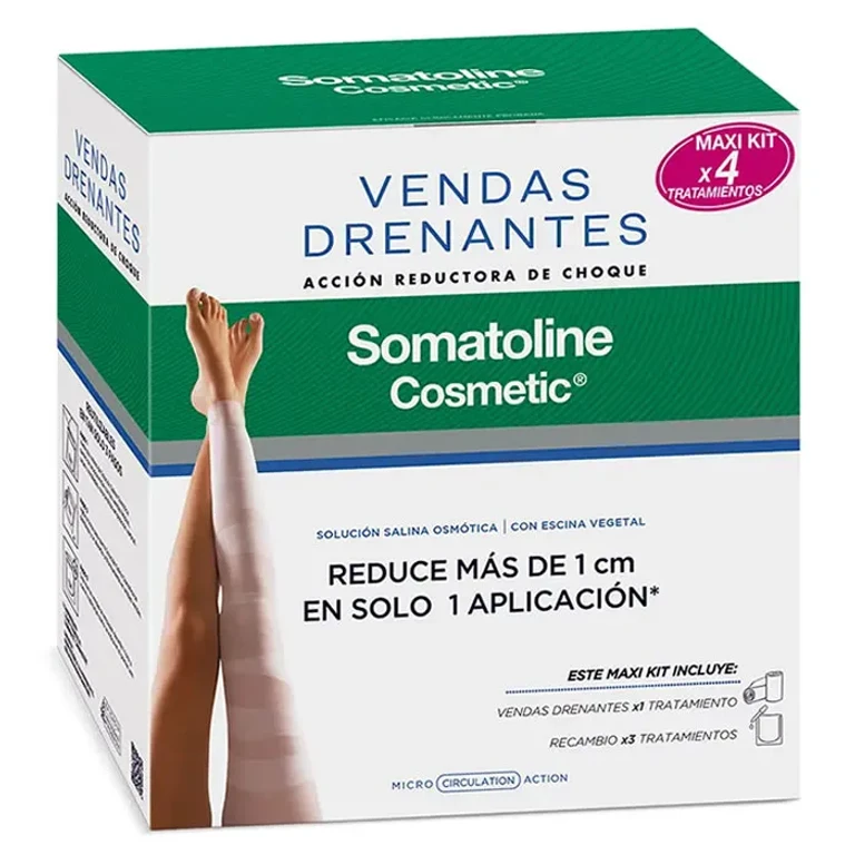 Draining bandages Somatoline Maxi Kit 4 pieces