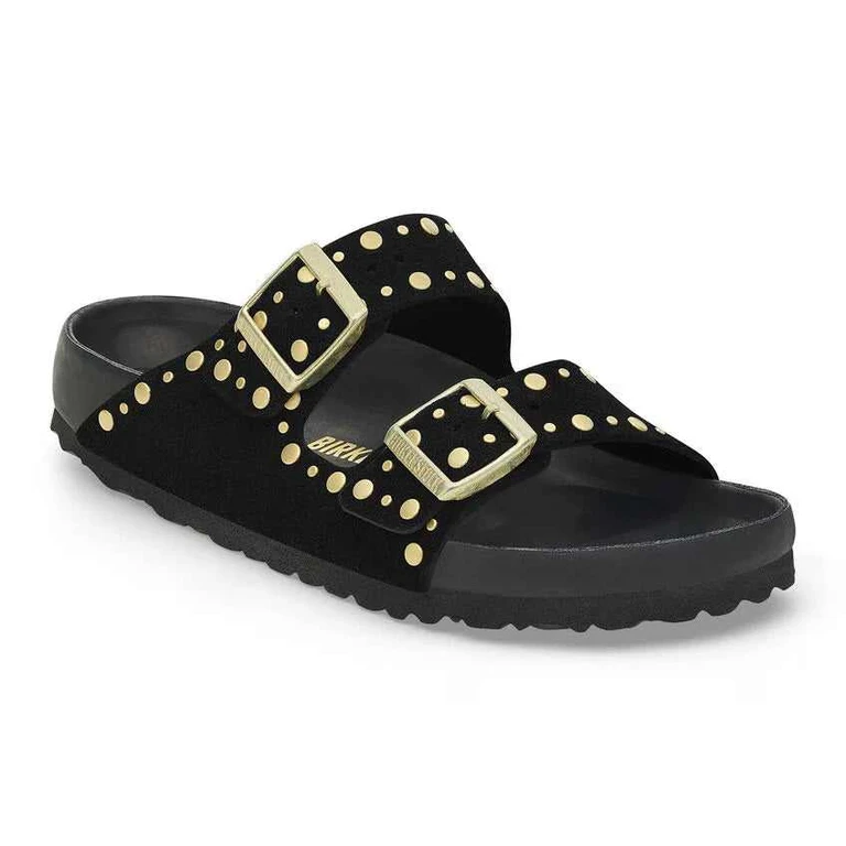 Arizona Rivet Logo Leather Equiste Black