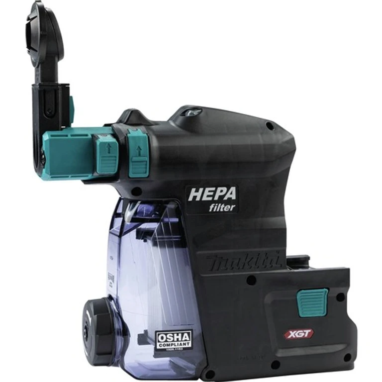 Dust Extractor Attachment with HEPA Filter Cleaning Mechanism
