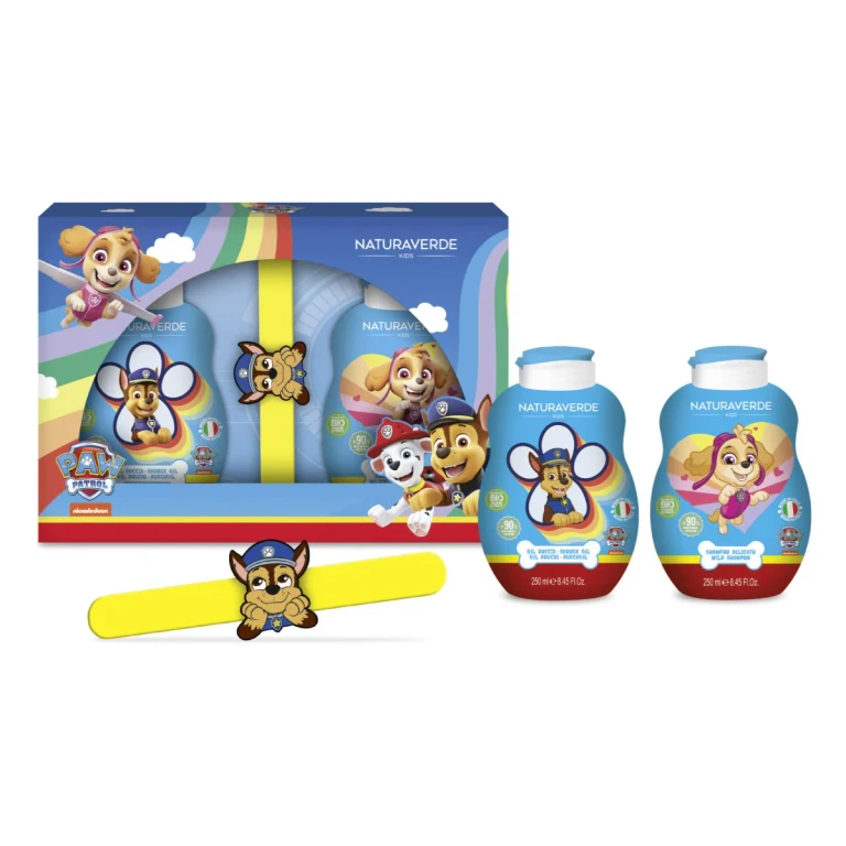 Paw Patrol Children's gift set Children's shower gel 200ml + Children's delicate shampoo 200ml + bracelet