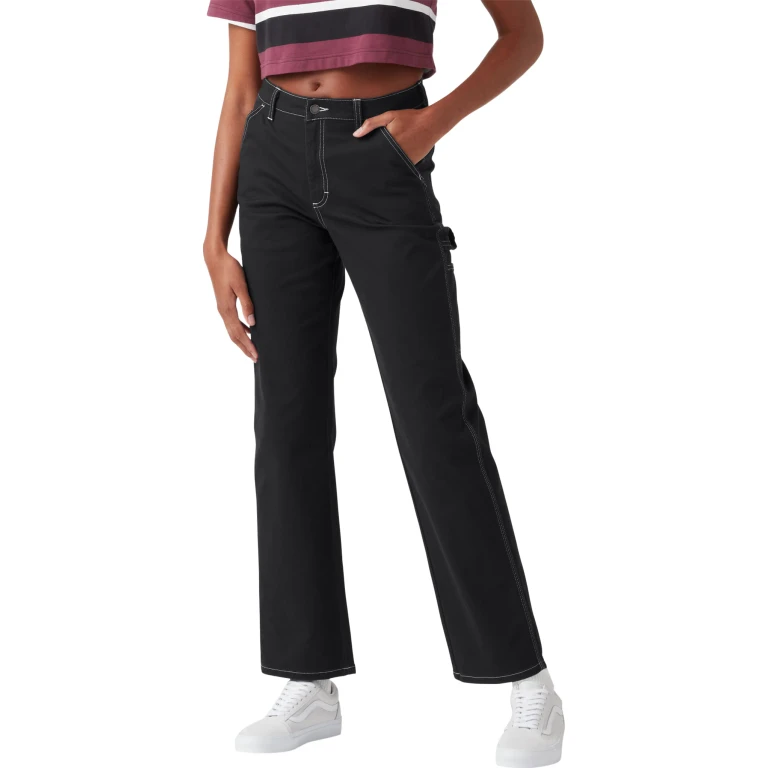 High Waisted Carpenter Pants - Women's