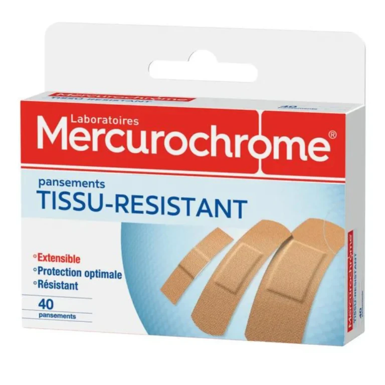 Resistant Fabric Plasters 3 Sizes x40