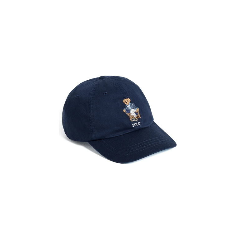 Cotton Twill Newport Bear Sport Cap Newport Navy w/ Newport Bear One Size