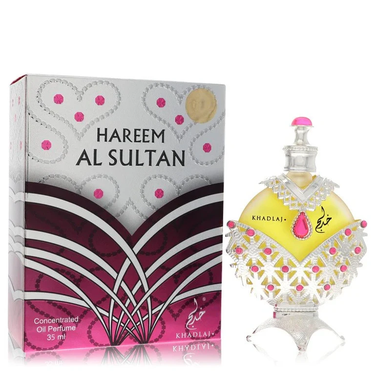 Hareem Al Sultan Silver by Khadlaj Concentrated Perfume Oil (Unisex) 1.18 oz for Women