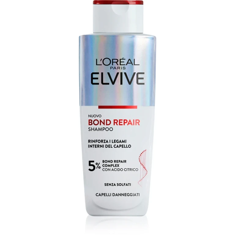 L'Oreal Paris Elvive Bond Repair Regenerating Shampoo for Damaged Hair 200ml