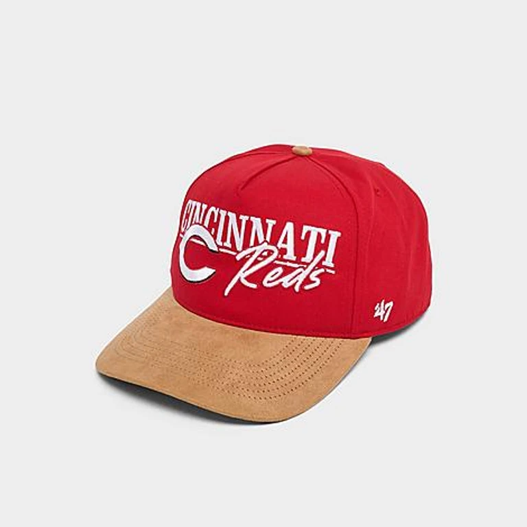 '47 Cincinnati Reds MLB Scribe Line Hitch Snapback Hat