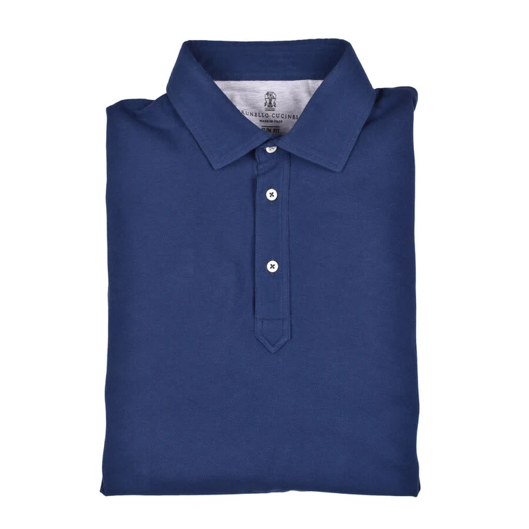 Blue Slim Fit Polo Shirt